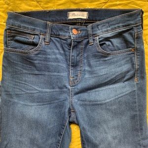 Madewell Roadtripper Skinny Jeans size 29